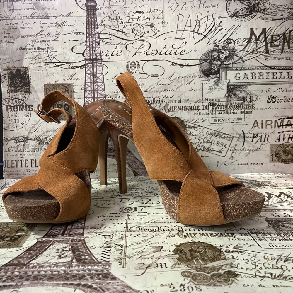 Brown Suede Bcbgeneration Heels - image 5